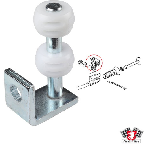PartzBiz CE: 1131602500-Shift angle, shift rod, rear