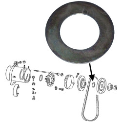 PartzBiz CE 8190500406 - Shim for alternator pulley, 0.5 mm PartzBiz CE 8190500406 - Shim for alternator pulley, 0.5 mm