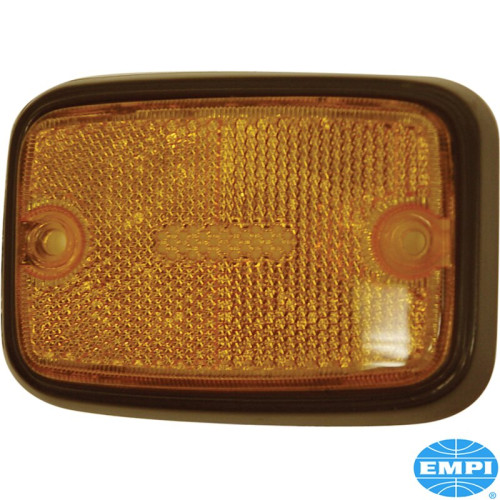 PartzBiz CE: 8196001408-Side marker lamp lens with black rim PartzBiz CE: 8196001408-Side marker lamp lens with black rim