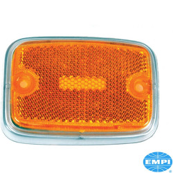 PartzBiz CE 8196001108 - เลนส์ไฟเลี้ยวข้างพร้อมขอบสีเงิน PartzBiz CE 8196001108 - เลนส์ไฟเลี้ยวข้างพร้อมขอบสีเงิน