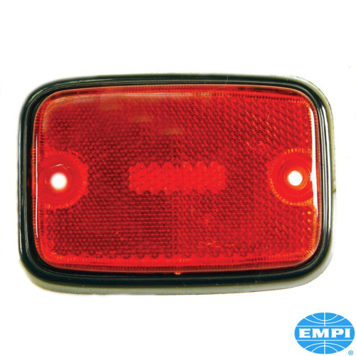 PartzBiz CE: 8196001508-Side marker lamp lens with silver rim