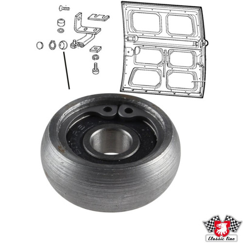 PartzBiz CE: 8187400600-Sliding door roller wheel, lower PartzBiz CE: 8187400600-Sliding door roller wheel, lower