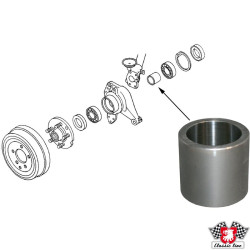 PartzBiz CE 8151250800 - Spacer for rear wheel bearing PartzBiz CE 8151250800 - Spacer for rear wheel bearing