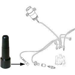 PartzBiz CE 8191900106 - Spark plug connector, short, 1K-Ohm, black PartzBiz CE 8191900106 - Spark plug connector, short, 1K-Ohm, black