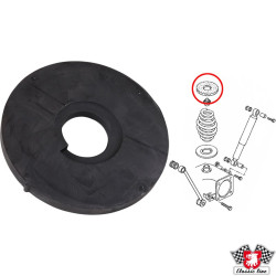 PartzBiz CE 1152501300 - Spring isolating pad, black rubber PartzBiz CE 1152501300 - Spring isolating pad, black rubber
