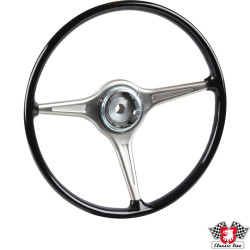 PartzBiz CE 1645500600 - Steering wheel, black, Ø420 mm (16