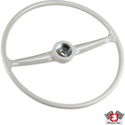 PartzBiz CE 8145500700 - Steering wheel, ivory white, 17.5 PartzBiz CE 8145500700 - Steering wheel, ivory white, 17.5