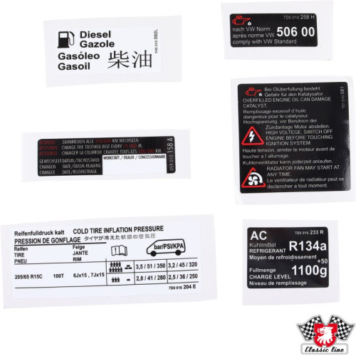 PartzBiz CE: 1101501410-Sticker set