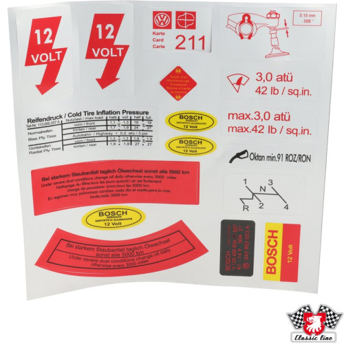 PartzBiz CE: 8101501610-ชุดสติกเกอร์