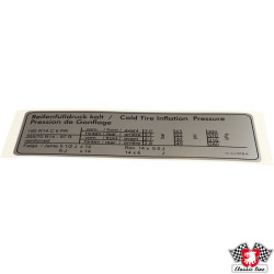 PartzBiz CE 8101501900 - สติกเกอร์, แรงดันลมยาง PartzBiz CE 8101501900 - สติกเกอร์, แรงดันลมยาง