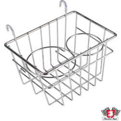PartzBiz CE 8189820300 - Stow away rack with cupholders, chrome