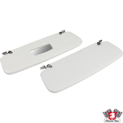 PartzBiz CE: 1689811410-Sun visor set, cream, left/right PartzBiz CE: 1689811410-Sun visor set, cream, left/right