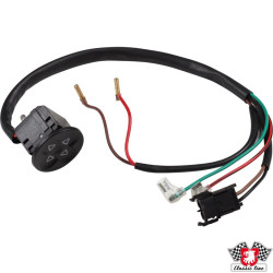 PartzBiz CE 1697000400 - Switch for seat adjustment, black PartzBiz CE 1697000400 - Switch for seat adjustment, black