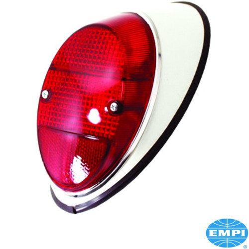 PartzBiz CE: 8195303178-Tail light with red glass and white PartzBiz CE: 8195303178-Tail light with red glass and white