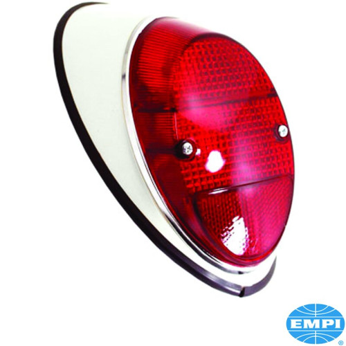 PartzBiz CE: 8195303188-Tail light with red glass and white PartzBiz CE: 8195303188-Tail light with red glass and white