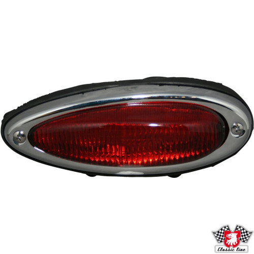 PartzBiz CE: 1695300180-ไฟท้ายด้านขวา มีกระจกสีแดงและซีลยาง ไม่มีเครื่องหมาย E-mark
