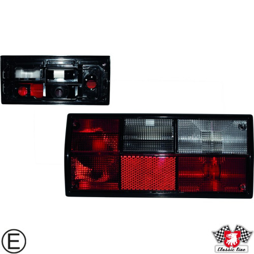 PartzBiz CE: 1195303280-Tail light with red/clear glass PartzBiz CE: 1195303280-Tail light with red/clear glass