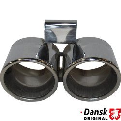PartzBiz CE 1620703900 - ท่อไอเสียแบบคู่ ขนาด 2x80 mm ผลิตจากสแตนเลสขัดเงา PartzBiz CE 1620703900 - ท่อไอเสียแบบคู่ ขนาด 2x80 mm ผลิตจากสแตนเลสขัดเงา