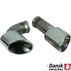 PartzBiz CE 1620702010 - Tail pipe set, left/right, angle cut PartzBiz CE 1620702010 - Tail pipe set, left/right, angle cut
