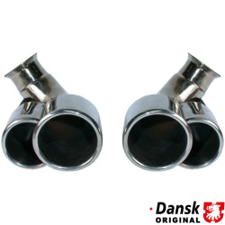 PartzBiz CE 1620703410 - Tail pipe set, left/right, Turbo look PartzBiz CE 1620703410 - Tail pipe set, left/right, Turbo look