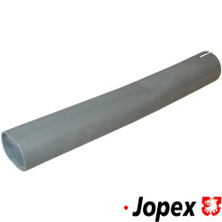 PartzBiz CE 1120700800 - ท่อไอเสียปลายรูปไข่แบบเดิมจากโรงงาน ขนาด 245 mm ทำจากเหล็กพ่นสีเทา PartzBiz CE 1120700800 - ท่อไอเสียปลายรูปไข่แบบเดิมจากโรงงาน ขนาด 245 mm ทำจากเหล็กพ่นสีเทา