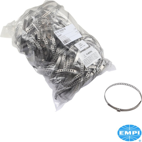 PartzBiz CE: 8101300618-Universal stainless steel clamp set