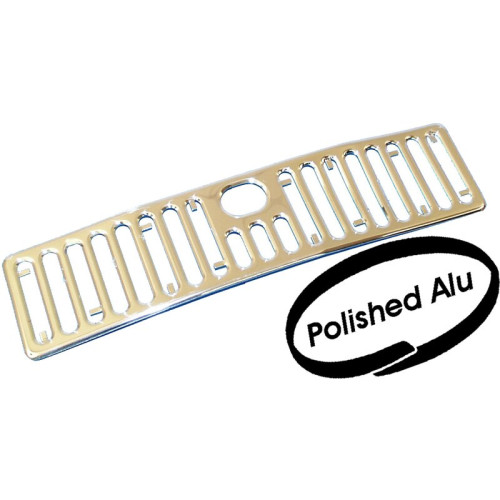 PartzBiz CE: 8184550406-Ventilation grille, polished aluminium, front