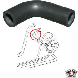 PartzBiz CE 8115651700 - ท่อระบายอากาศ, คอเติมน้ำมันเชื้อเพลิงไปยังข้อต่อรูปตัว T