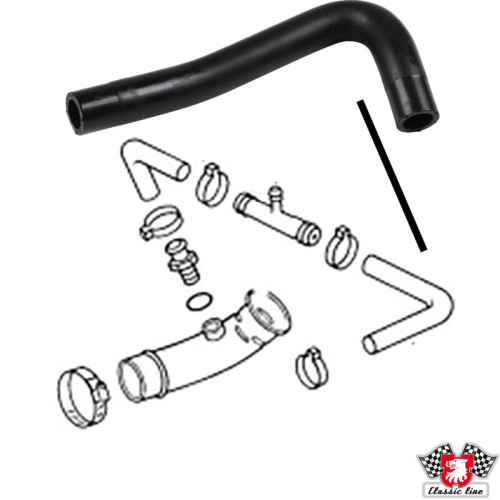 PartzBiz CE: 8115651600-Ventilation hose, fuel tank to T-piece