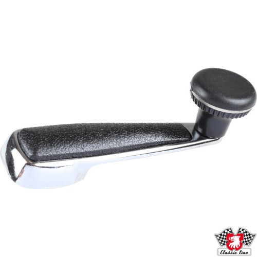 PartzBiz CE: 8388300100-Window winder handle, chrome with black knob