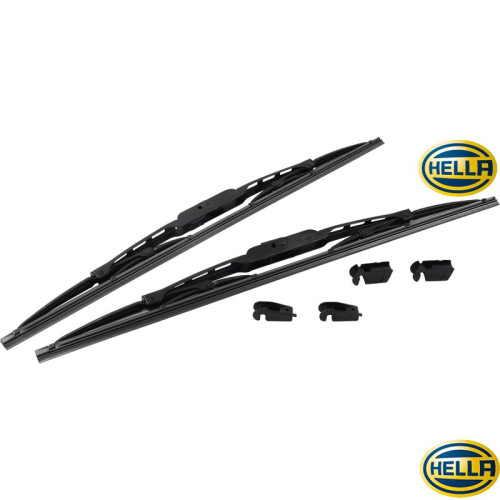 PartzBiz CE: 1198401412-ชุดใบปัดน้ำฝน สีดำ ขนาด 457/457 mm ยี่ห้อ Hella PartzBiz CE: 1198401412-ชุดใบปัดน้ำฝน สีดำ ขนาด 457/457 mm ยี่ห้อ Hella