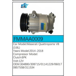 PartzBiz CE FMMAA0009 - Compressor for Maserati - FMMAA0009 PartzBiz CE FMMAA0009 - Compressor for Maserati - FMMAA0009