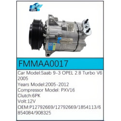 PartzBiz CE FMMAA0017 - Compressor for Saab - FMMAA0017 PartzBiz CE FMMAA0017 - Compressor for Saab - FMMAA0017