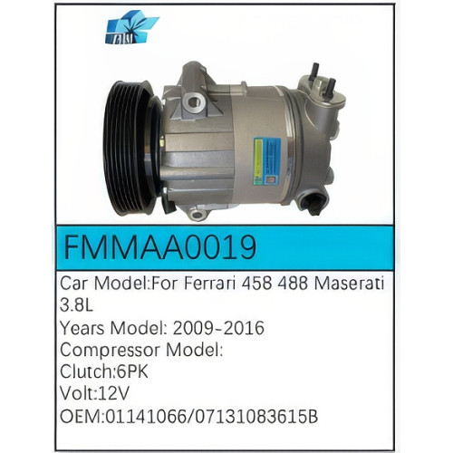 PartzBiz CE: -สำหรับคอมเพรสเซอร์ Ferrari - FMMAA0019 PartzBiz CE: -สำหรับคอมเพรสเซอร์ Ferrari - FMMAA0019