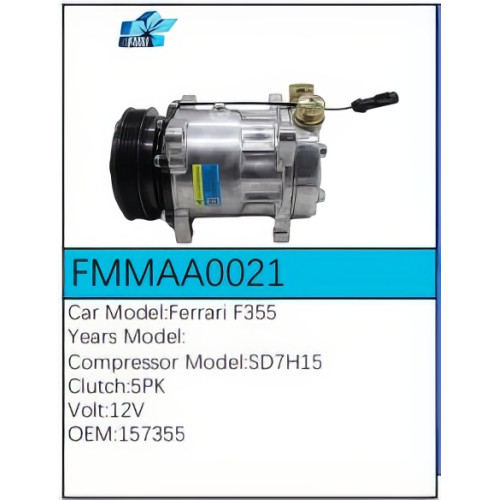 PartzBiz CE: -สำหรับคอมเพรสเซอร์ Ferrari - FMMAA0021 PartzBiz CE: -สำหรับคอมเพรสเซอร์ Ferrari - FMMAA0021