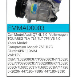 PartzBiz CE FMMAD0003 - สำหรับคอมเพรสเซอร์ Audi - FMMAD0003 PartzBiz CE FMMAD0003 - สำหรับคอมเพรสเซอร์ Audi - FMMAD0003