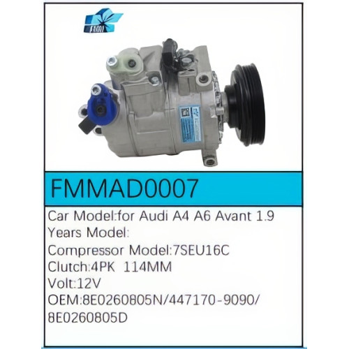 PartzBiz CE: -สำหรับคอมเพรสเซอร์ Audi - FMMAD0007 PartzBiz CE: -สำหรับคอมเพรสเซอร์ Audi - FMMAD0007