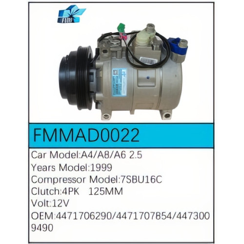 PartzBiz CE: -Compressor for Audi - FMMAD0022 PartzBiz CE: -Compressor for Audi - FMMAD0022