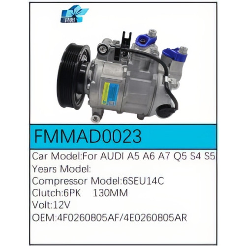 PartzBiz CE: -สำหรับคอมเพรสเซอร์ Audi - FMMAD0023 PartzBiz CE: -สำหรับคอมเพรสเซอร์ Audi - FMMAD0023