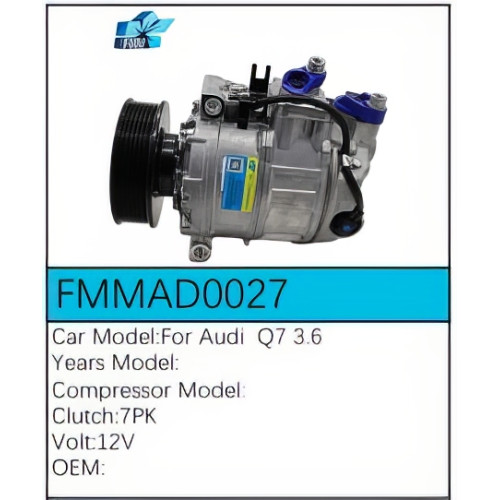 PartzBiz CE: -Compressor for Audi - FMMAD0027 PartzBiz CE: -Compressor for Audi - FMMAD0027
