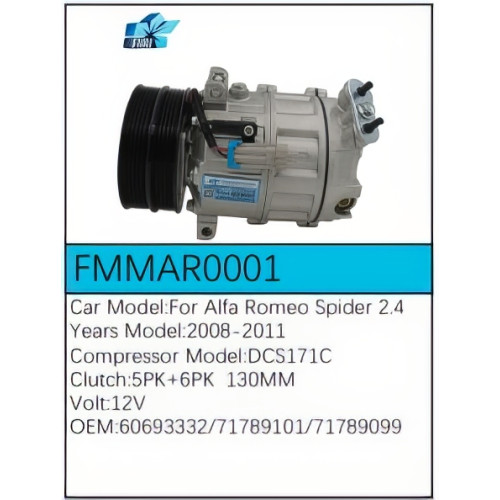PartzBiz CE: -Compressor for Alfa Romeo - FMMAR0001 PartzBiz CE: -Compressor for Alfa Romeo - FMMAR0001
