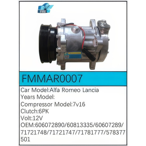 PartzBiz CE: -Compressor for  Alfa Romeo - FMMAR0007