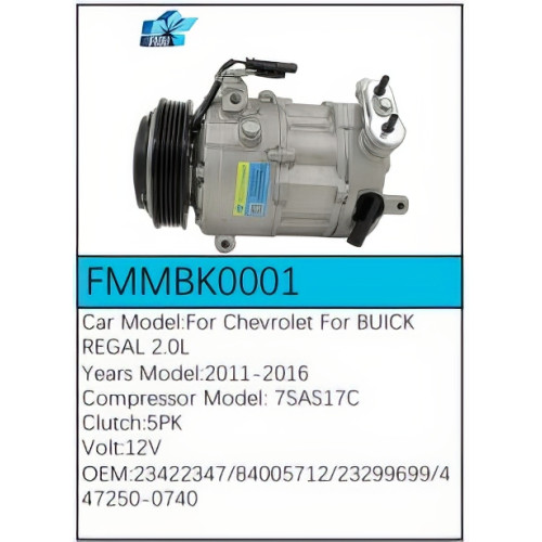 PartzBiz CE: -Compressor for Buick - FMMBK0001 PartzBiz CE: -Compressor for Buick - FMMBK0001