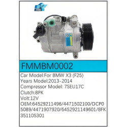 PartzBiz CE FMMBM0002 - สำหรับคอมเพรสเซอร์ BMW - FMMBM0002 PartzBiz CE FMMBM0002 - สำหรับคอมเพรสเซอร์ BMW - FMMBM0002
