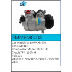 PartzBiz CE FMMBM0003 - สำหรับคอมเพรสเซอร์ BMW - FMMBM0003 PartzBiz CE FMMBM0003 - สำหรับคอมเพรสเซอร์ BMW - FMMBM0003