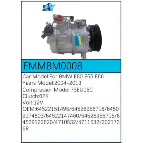 PartzBiz CE: -Compressor for  BMW - FMMBM0008