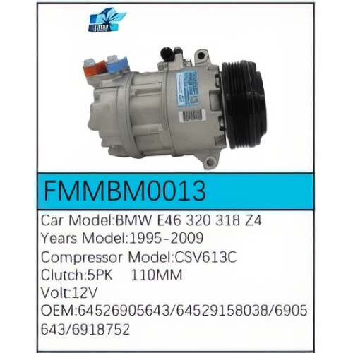 PartzBiz CE: -สำหรับคอมเพรสเซอร์ BMW - FMMBM0013 PartzBiz CE: -สำหรับคอมเพรสเซอร์ BMW - FMMBM0013