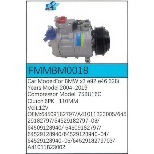 PartzBiz CE: -Compressor for  BMW - FMMBM0018