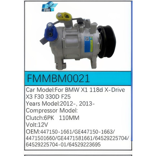 PartzBiz CE: -สำหรับคอมเพรสเซอร์ BMW - FMMBM0021 PartzBiz CE: -สำหรับคอมเพรสเซอร์ BMW - FMMBM0021