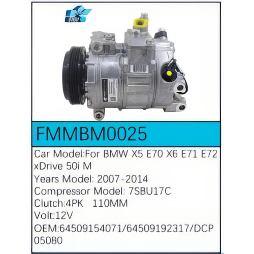 PartzBiz CE: -สำหรับคอมเพรสเซอร์ BMW - FMMBM0025 PartzBiz CE: -สำหรับคอมเพรสเซอร์ BMW - FMMBM0025